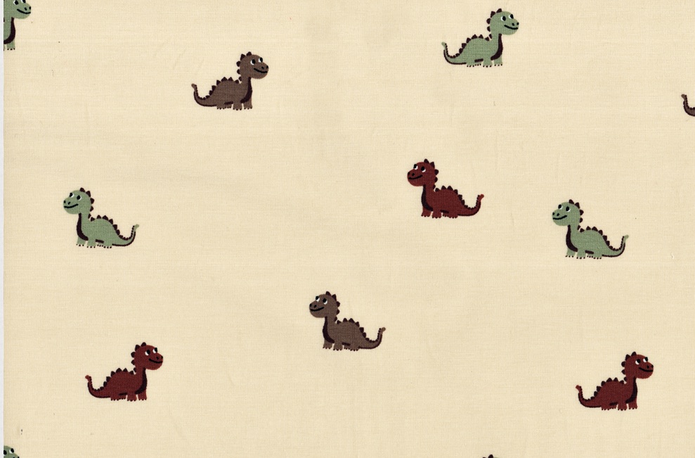 Dinosaurios sobre beige